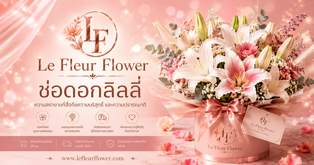 Le Fleur Flower A bouquet of lilies