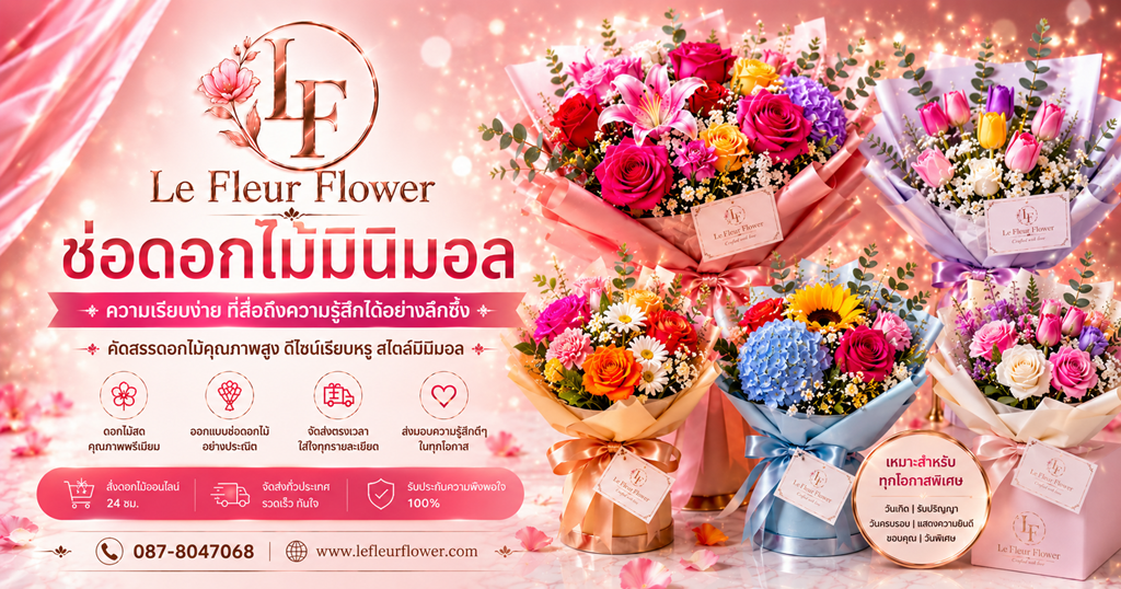 Le Fleur Flower Minimalist bouquet