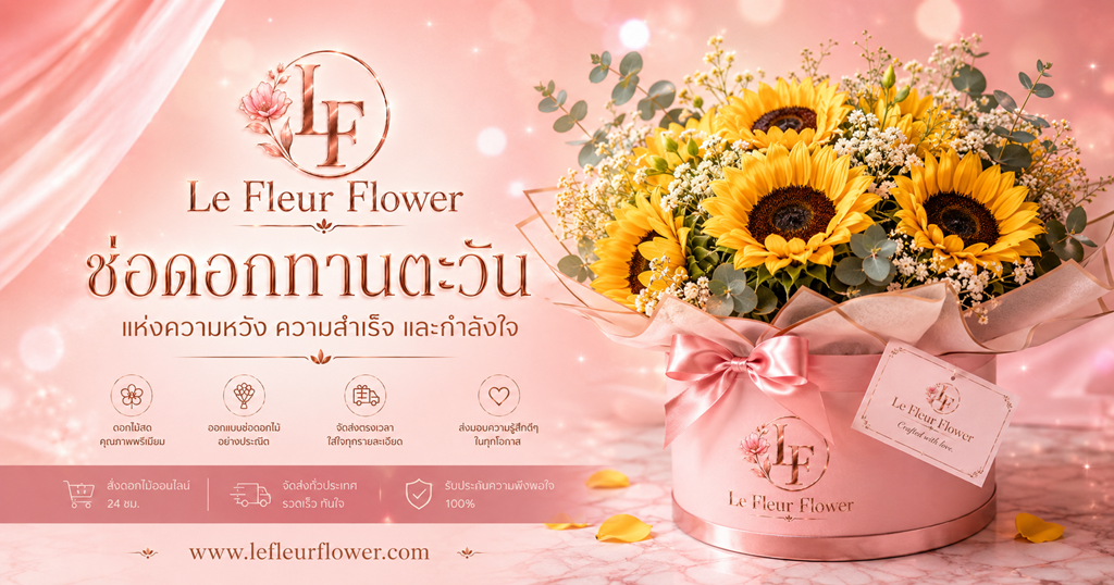 Le Fleur Flower Sunflower bouquet