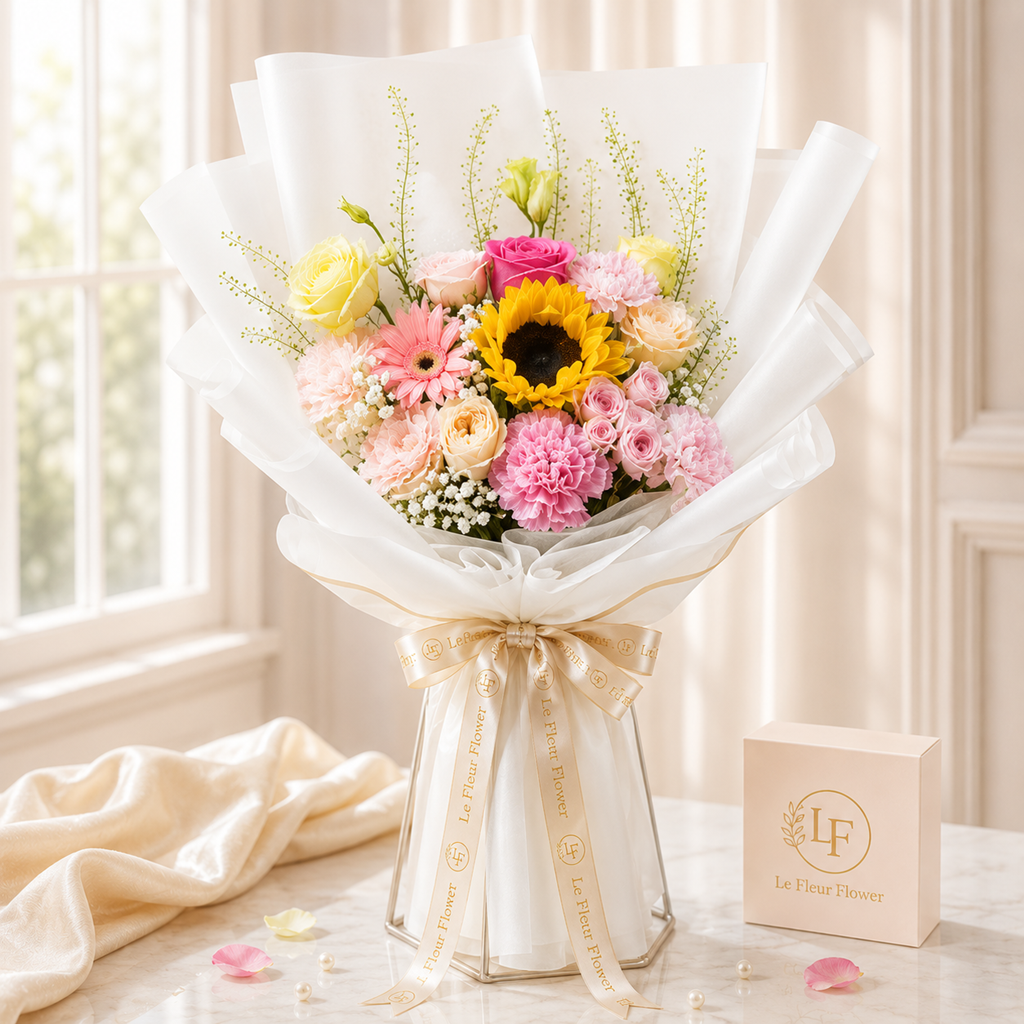 ช่อดอกไม้ Le Fleur Soleil d'Or
