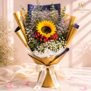 ช่อดอกทานตะวัน Le Fleur Sunlit Grace