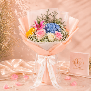 ช่อดอกไม้ ช่อดอกไม้ Le Fleur Céleste Rosée