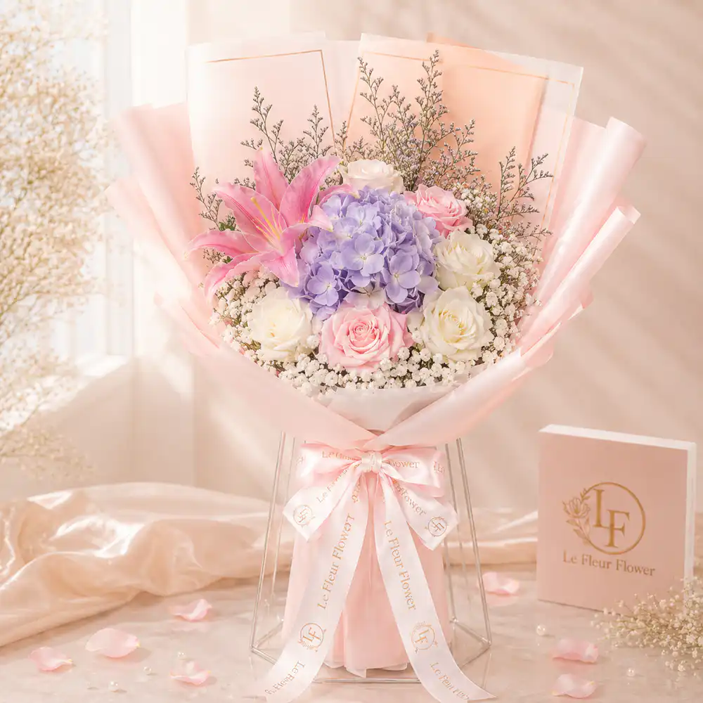 ช่อดอกไม้ Le Fleur Harmonie Pastelle