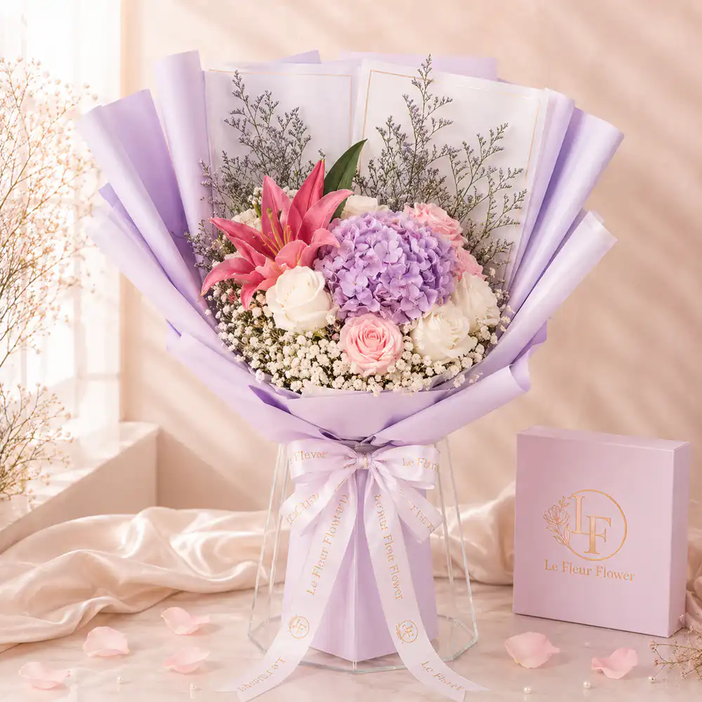 ช่อดอกไม้ Le Fleur Lavande Éternelle
