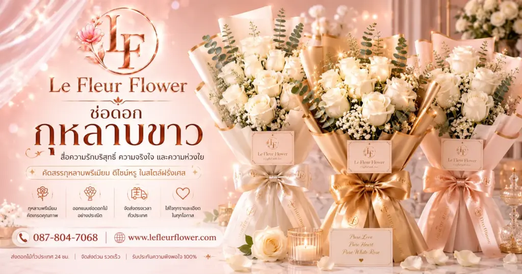 ร้านดอกไม้ใกล้ฉัน Le Fleur Flower ช่อดอกไม้ส่งด่วน