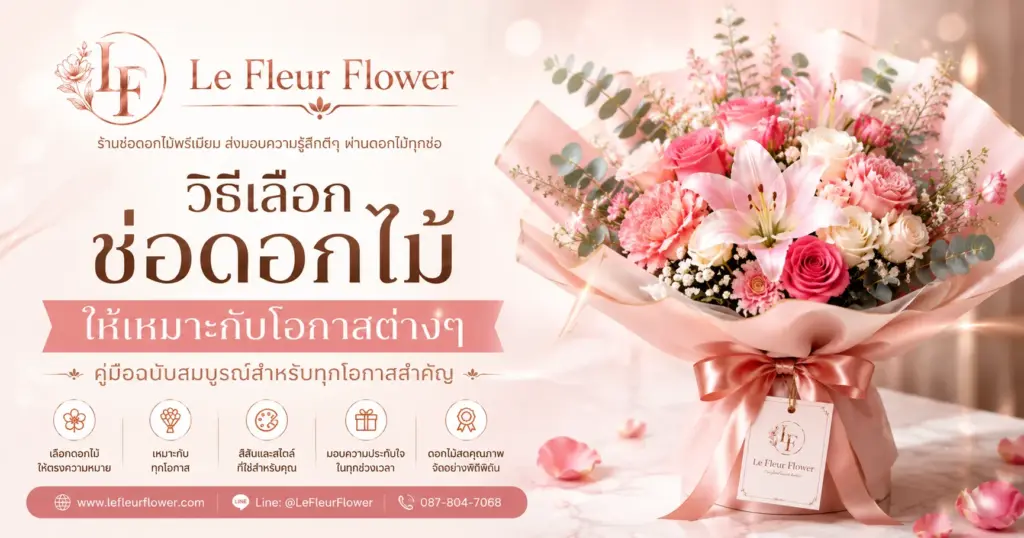 How to choose the right bouquet for different occasions by Le Fleur Flower