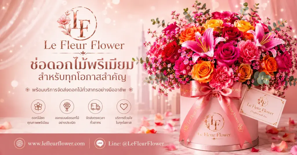 ช่อดอกไม้พรีเมียมสำหรับทุกโอกาสสำคัญ