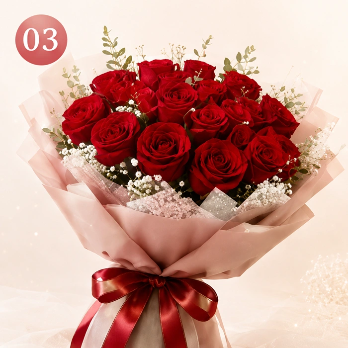 ช่อดอกไม้วาเลนไทน์ Le Fleur Flower