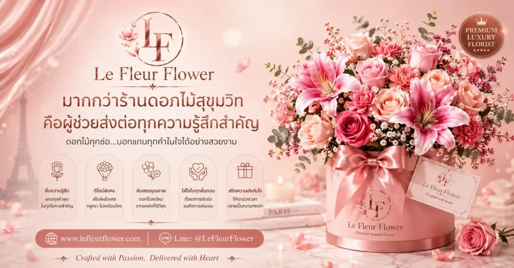 มากกว่าร้านดอกไม้สุขุมวิท คือผู้ช่วยส่งต่อทุกความรู้สึกสำคัญ