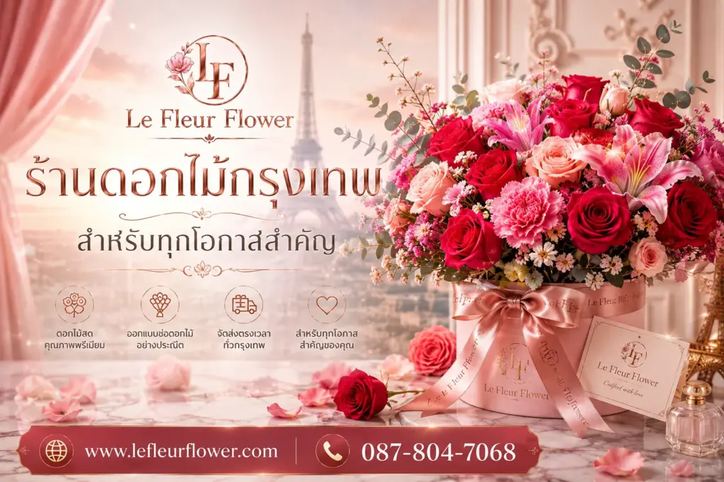 ร้านดอกไม้กรุงเทพสำหรับทุกโอกาสสำคัญ