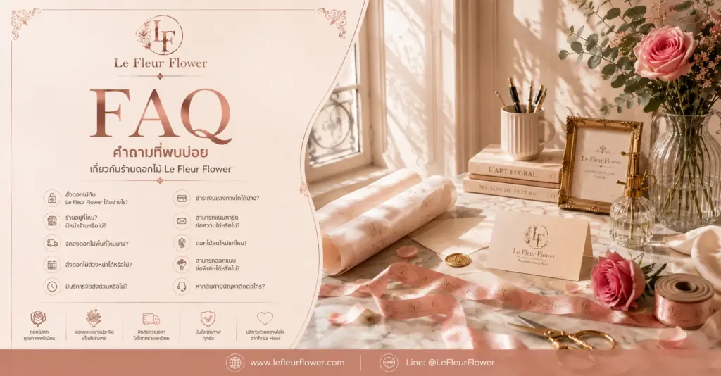 ร้านดอกไม้ใกล้ฉัน ตลอด 24 ชั่วโมง Le Fleur Flower