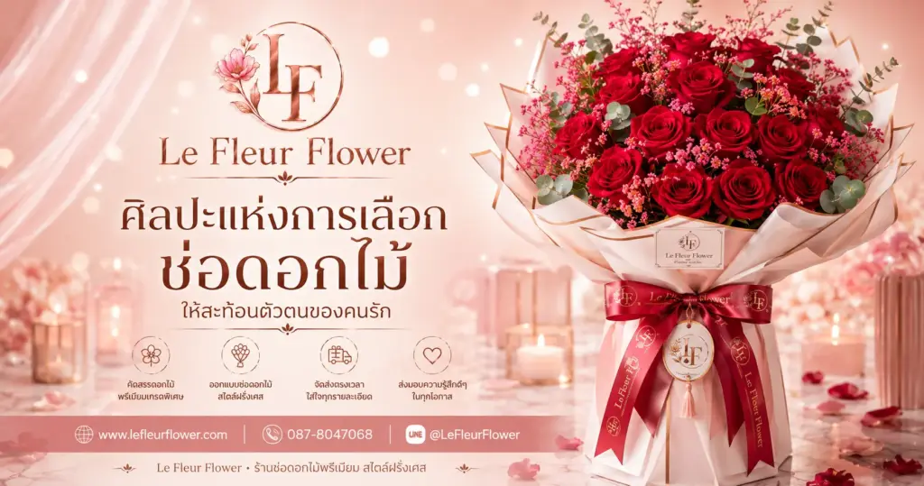 ศิลปะแห่งการเลือกช่อดอกไม้ให้สะท้อนตัวตนของคนรัก