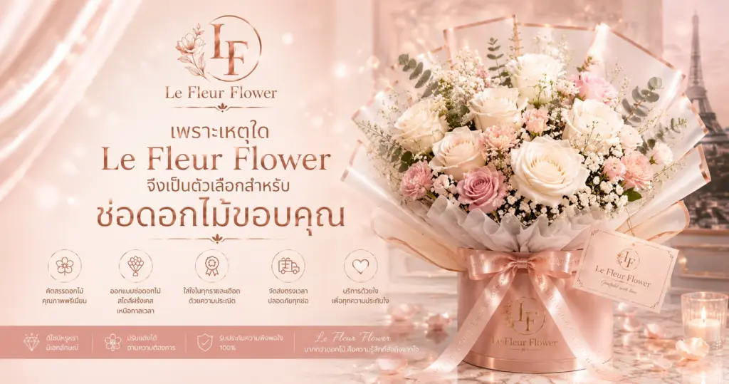 เพราะเหตุใด Le Fleur Flower จึงเป็นตัวเลือกสำหรับช่อดอกไม้ขอบคุณ