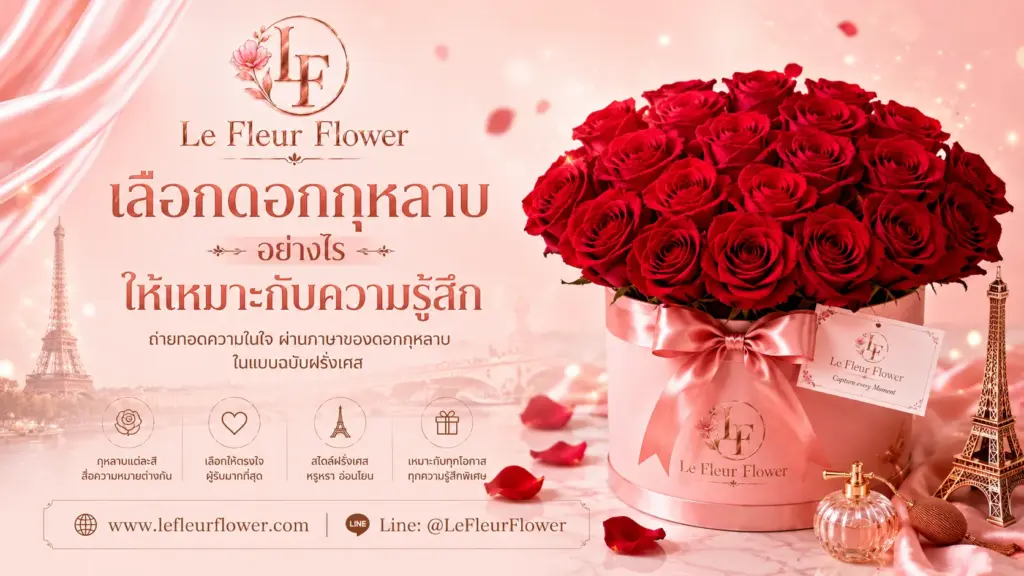 เลือกดอกกุหลาบอย่างไรให้เหมาะกับความรู้สึก
