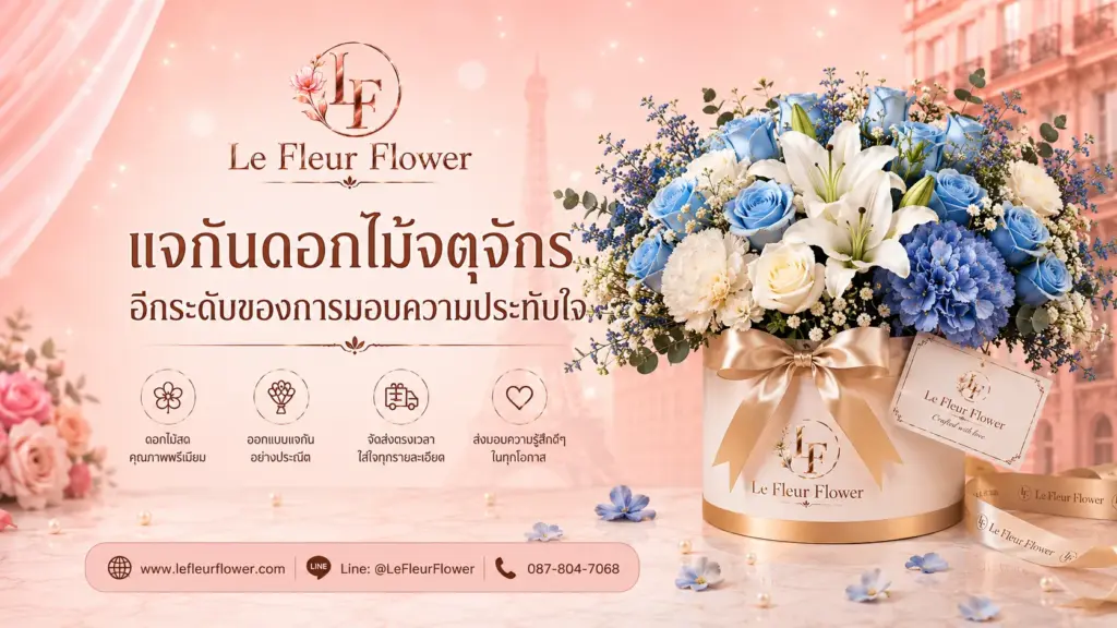 แจกันดอกไม้จตุจักร อีกระดับของการมอบความประทับใจ